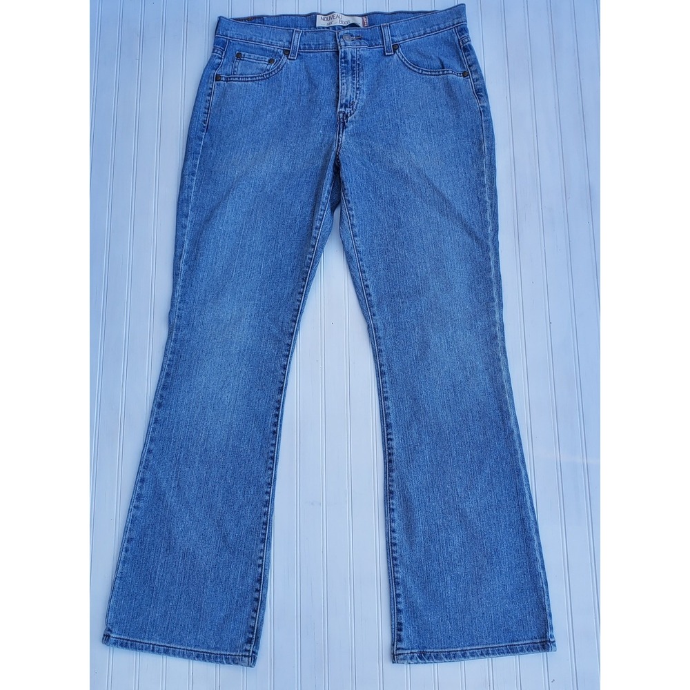 Levi's Boot Cut 515‎ Mid Rise Blue Jeans Denim Size 12 New Light Wash
